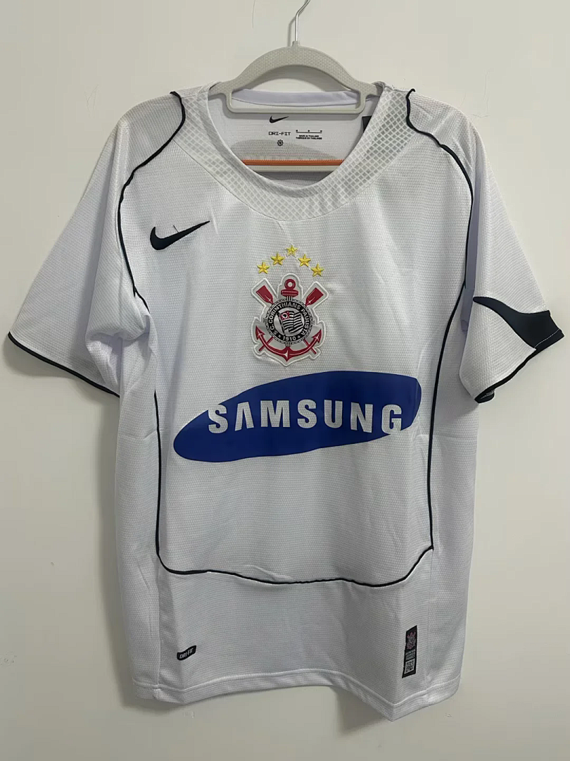 Retro Corinthians 2006 home soccer jerseys