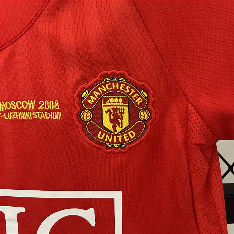 07-08 Manchester United home retro kid kit