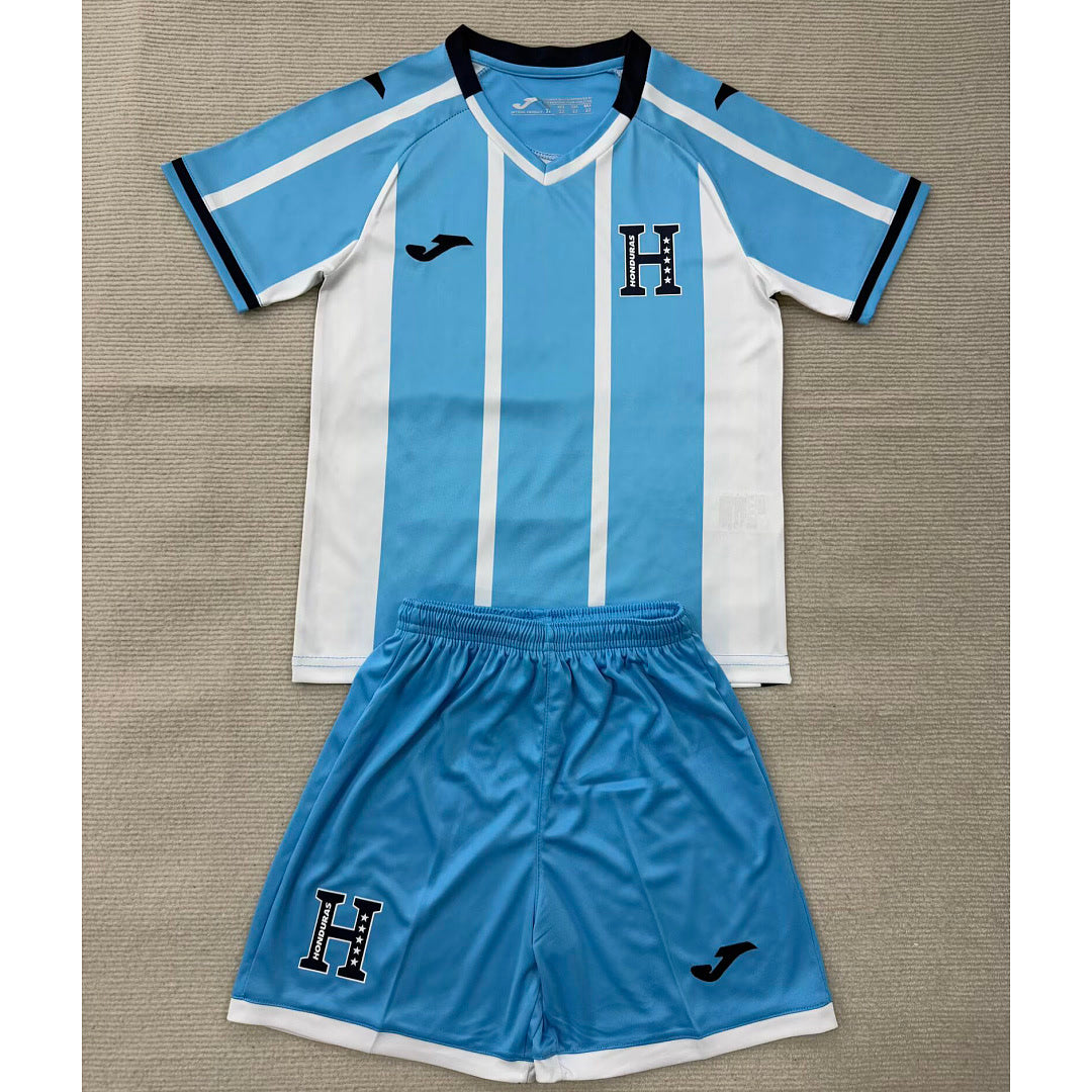 Kids Kit Honduras 2026 World Cup Away soccer jersey size 16-28