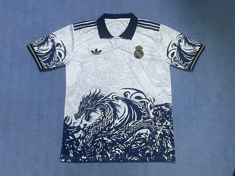 25-26 Real Madrid white dragon special jersey