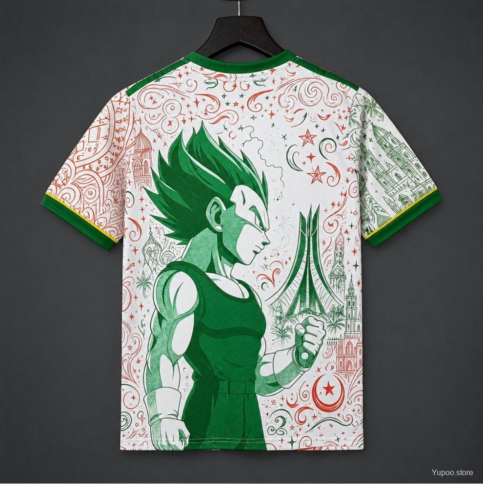 Mens Algeria 2026 Dragon Ball Z Special Jersey S-2XL