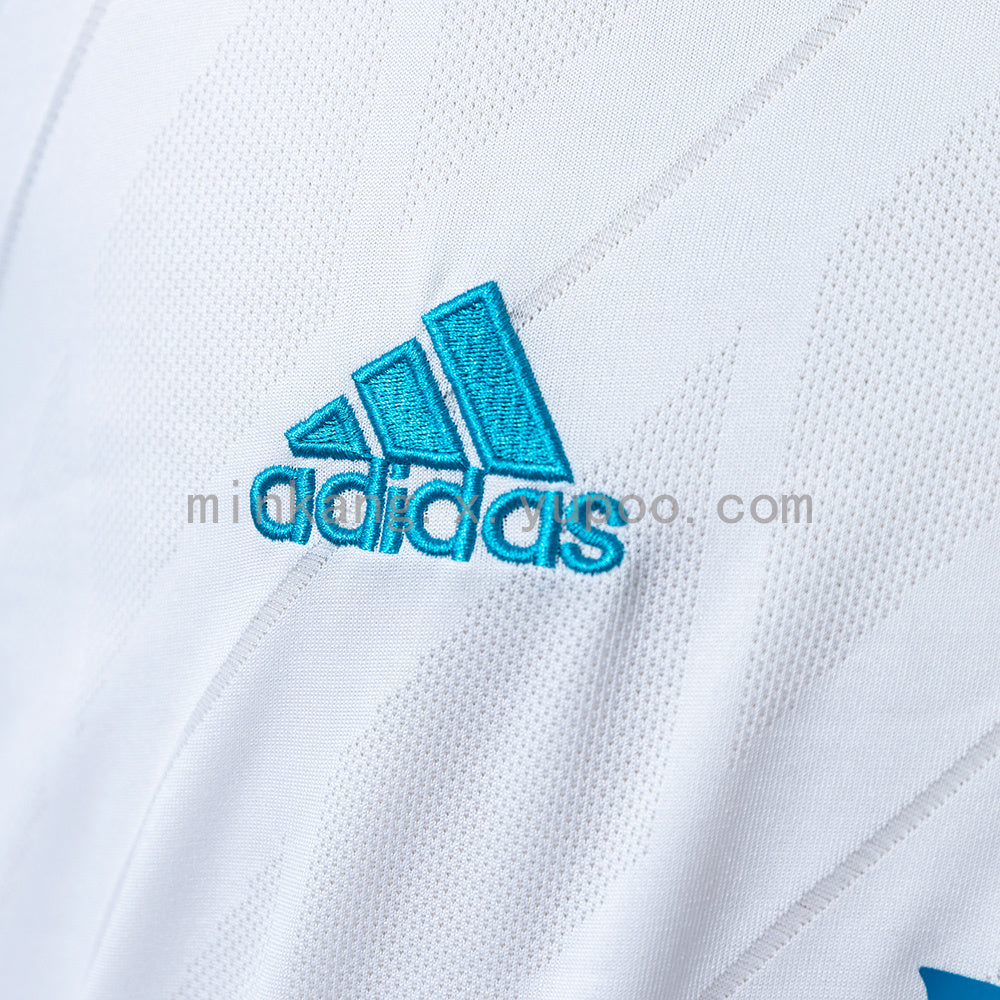 Retro Long Sleeve Real Madrid 17/18 Home S-XXL