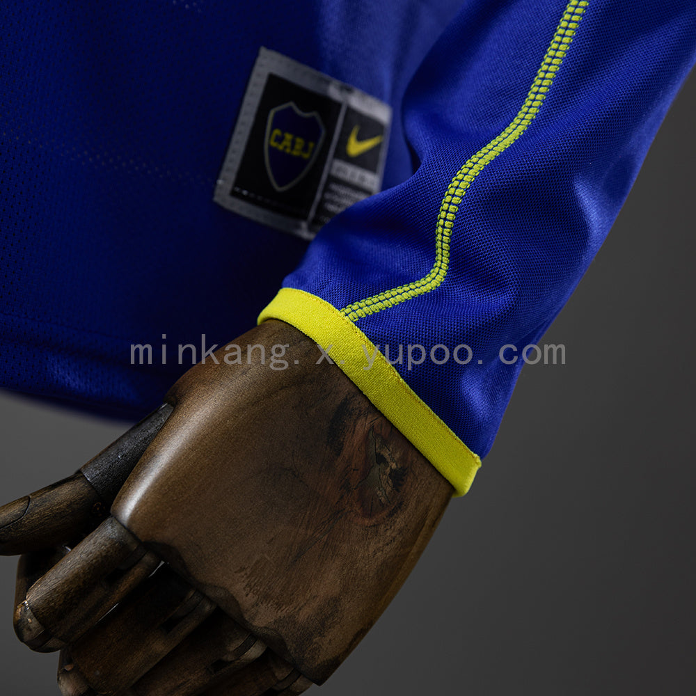 Retro Long Sleeve Boca Juniors 03/04 home S-XXL