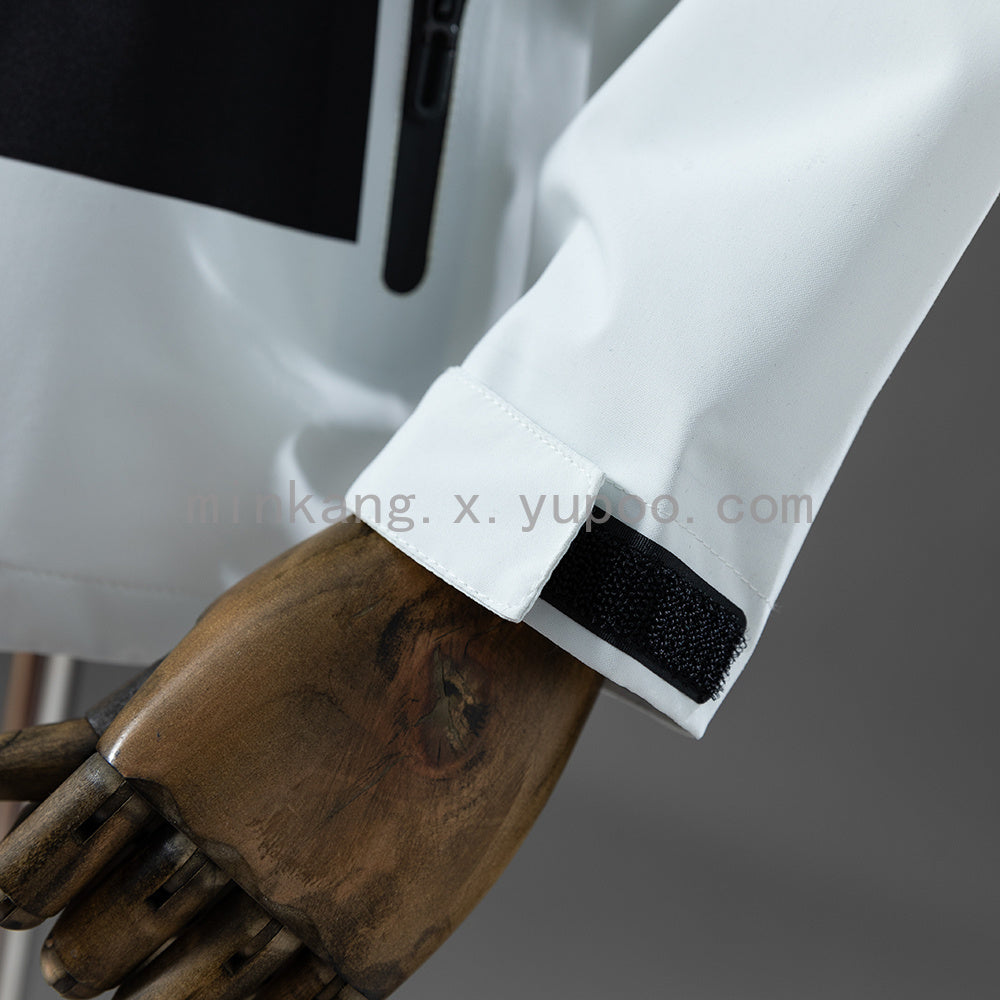 Real Betis Windbreaker - Black &amp; White S-XXL