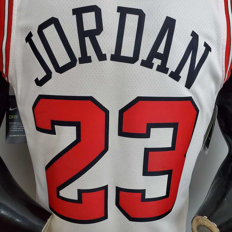 Jordan #23 Chicago Bulls white