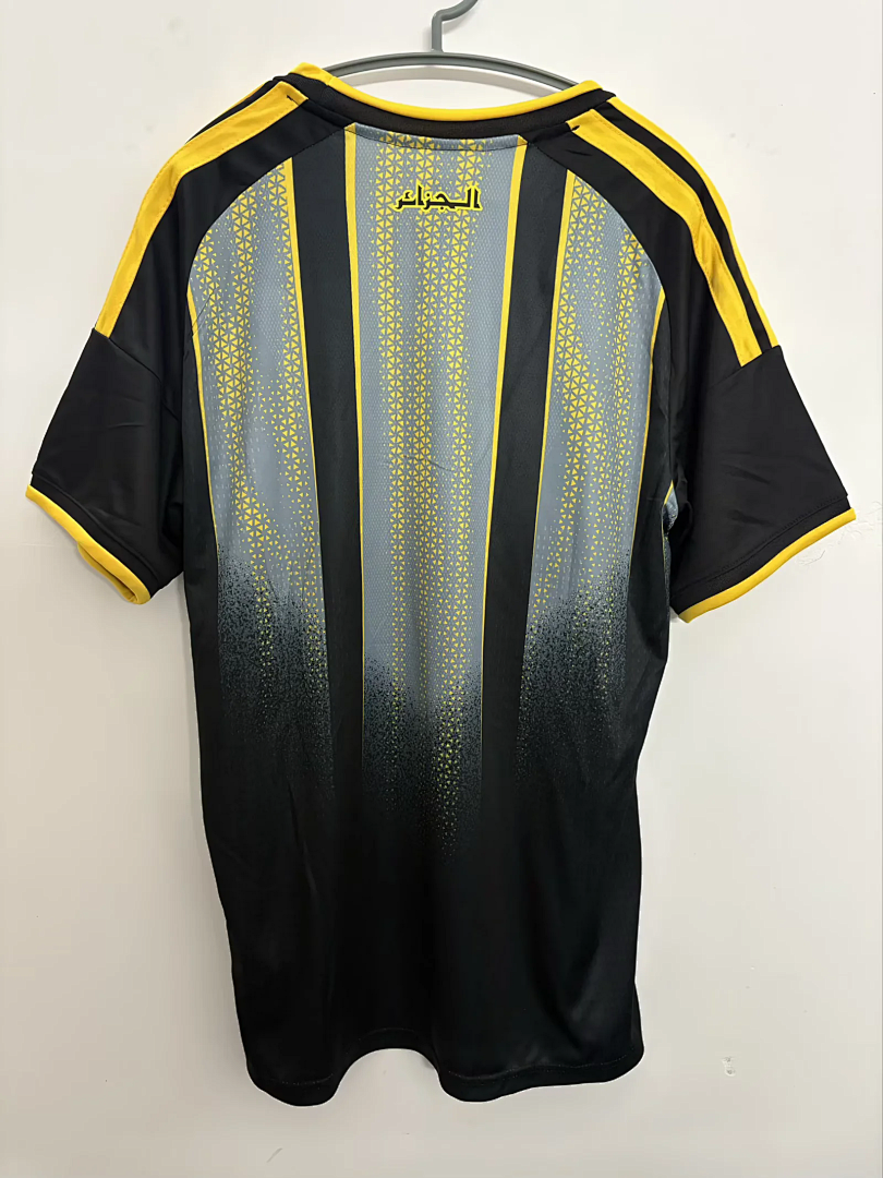 Algeria 2026 World Cup Black and Gold Special soccer jersey size S-4XL