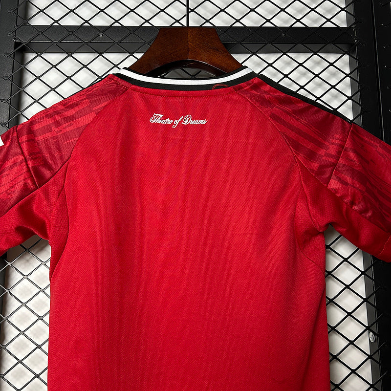 25-26 Manchester United Home (Picture Edition) Home Kids Kit