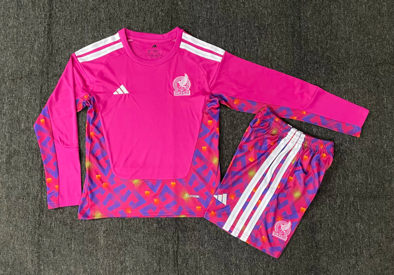 MEXICO 26 GK Manga larga Kit infantil — World Cup 2026