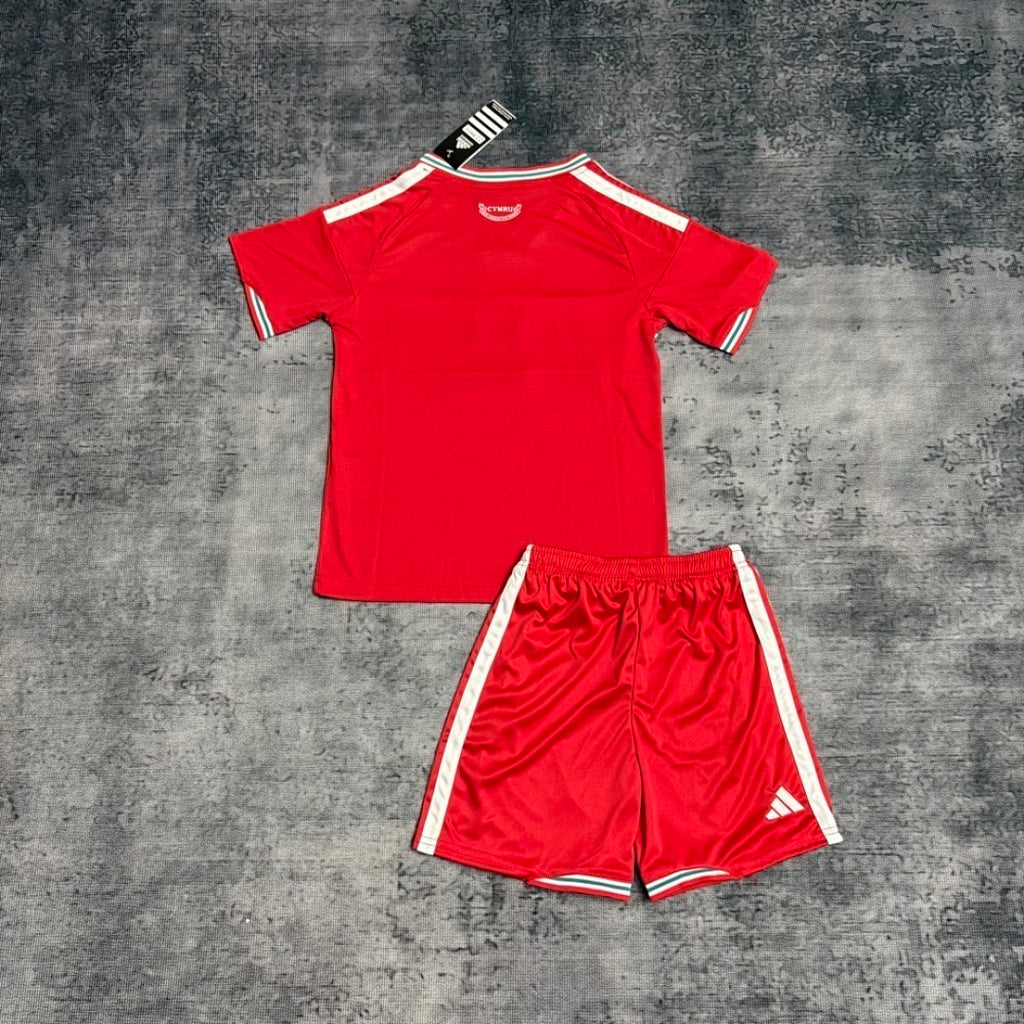 Wales 2026 World Cup Home kid kit size 16-28