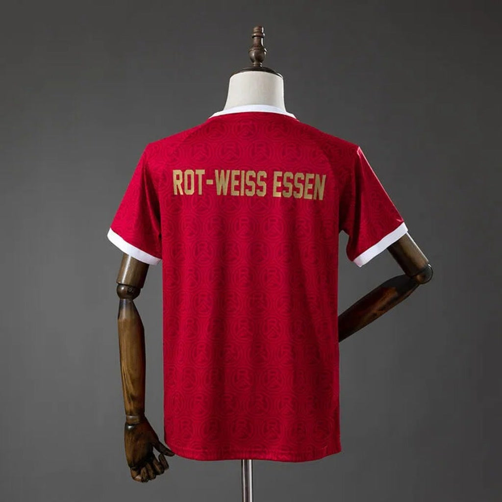 Rot-weiss essen Home 100th Jahre Vereinswappen Jersey S-4XL