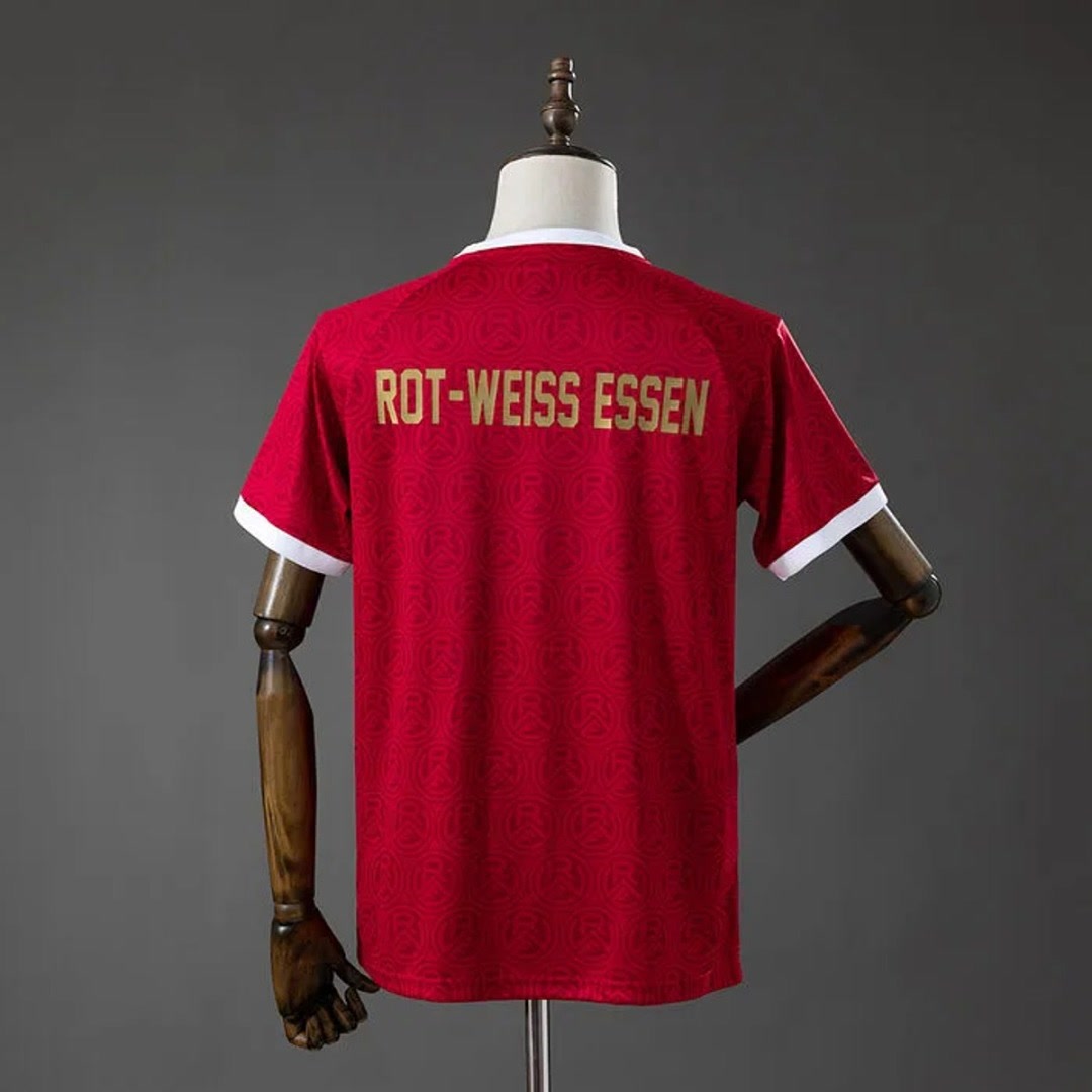 Rot-weiss essen Home 100th Jahre Vereinswappen Jersey S-4XL