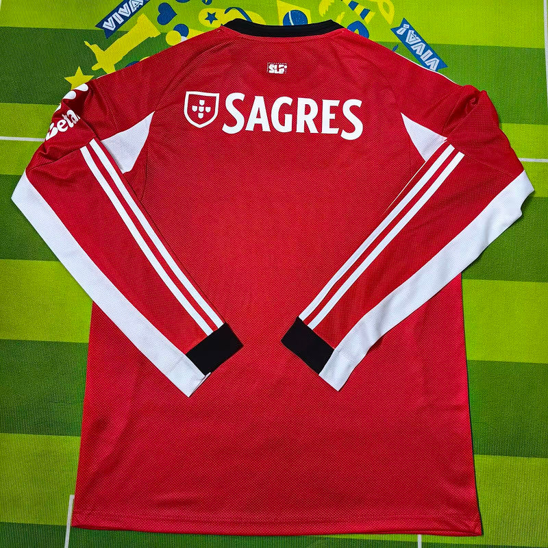 25-26 Benfica home long sleeve jersey