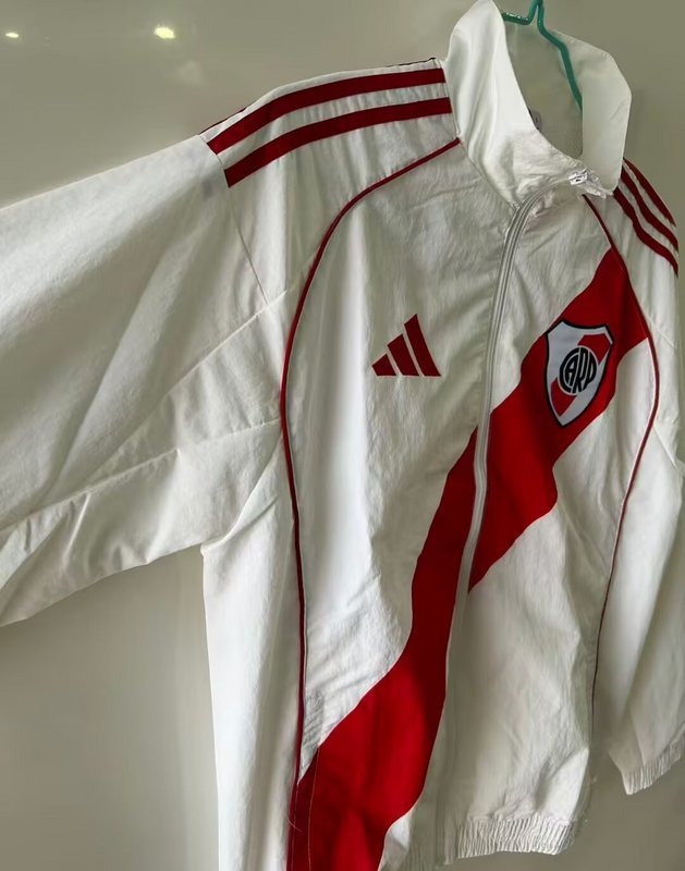 25-26 River Plate white Windbreaker