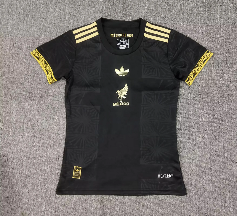 25-26 Mexico black and gold special woman jersey