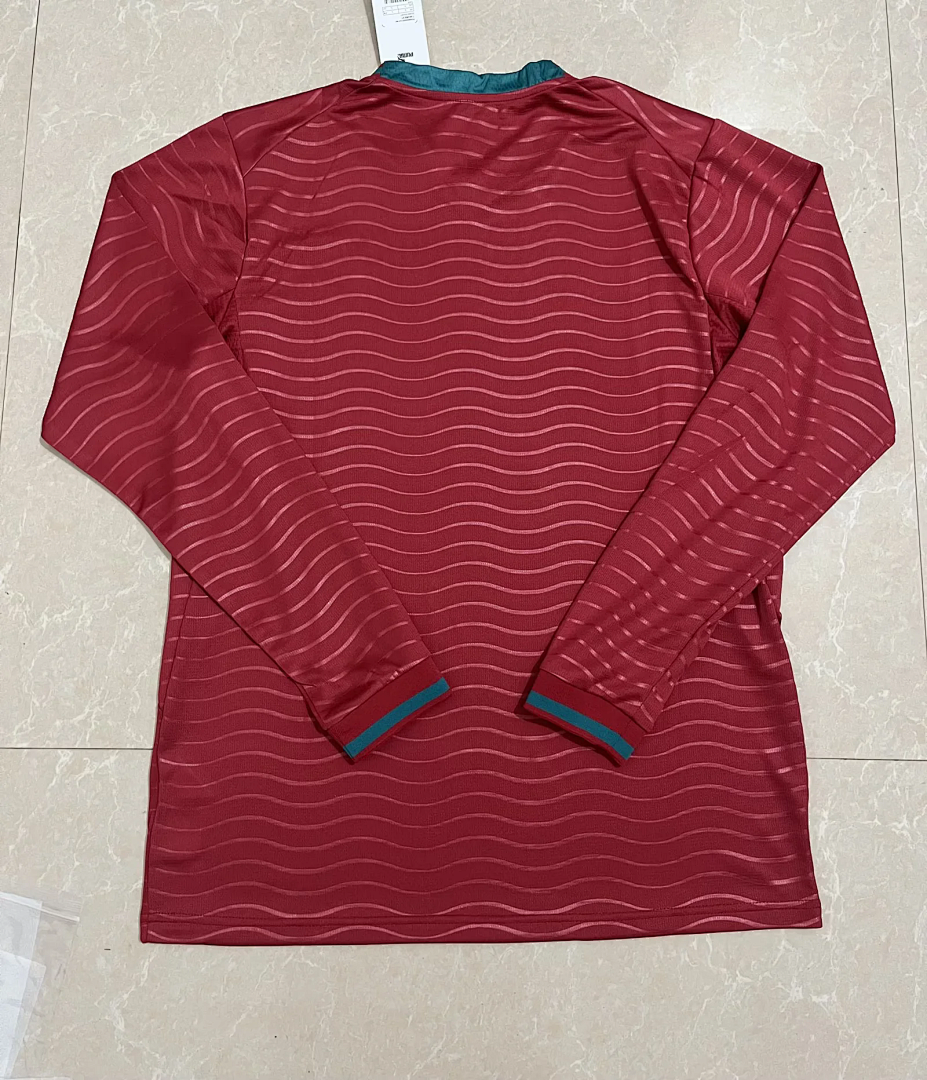 Portugal 2026 World Cup Homne Long sleeve soccer jersey S-4XL