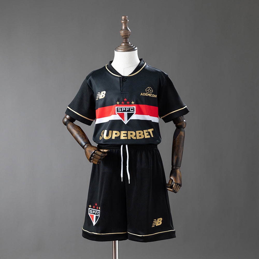 Sao Paulo 25/26 Third Away kids kit Jersey size 16-28