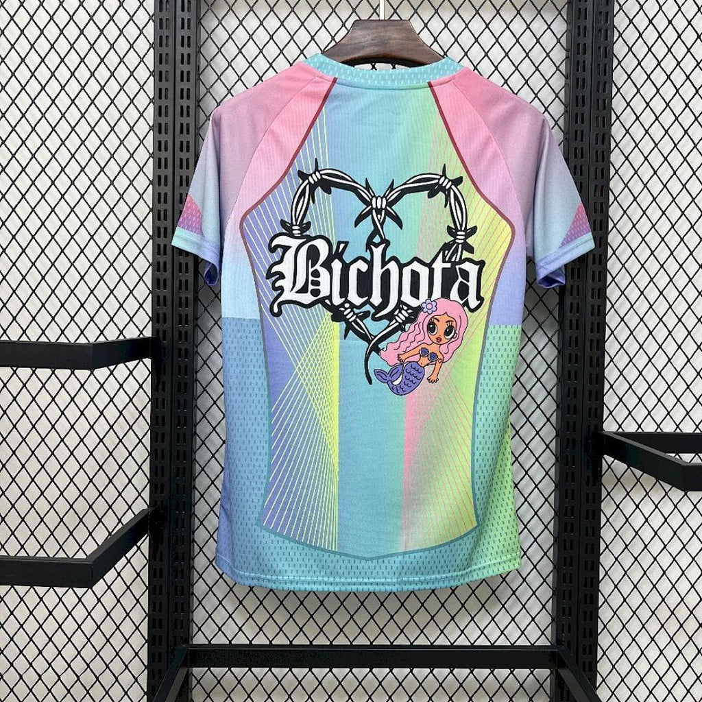 Mens Barcelona 2025/26 Blue and Pink Karol G Jersey