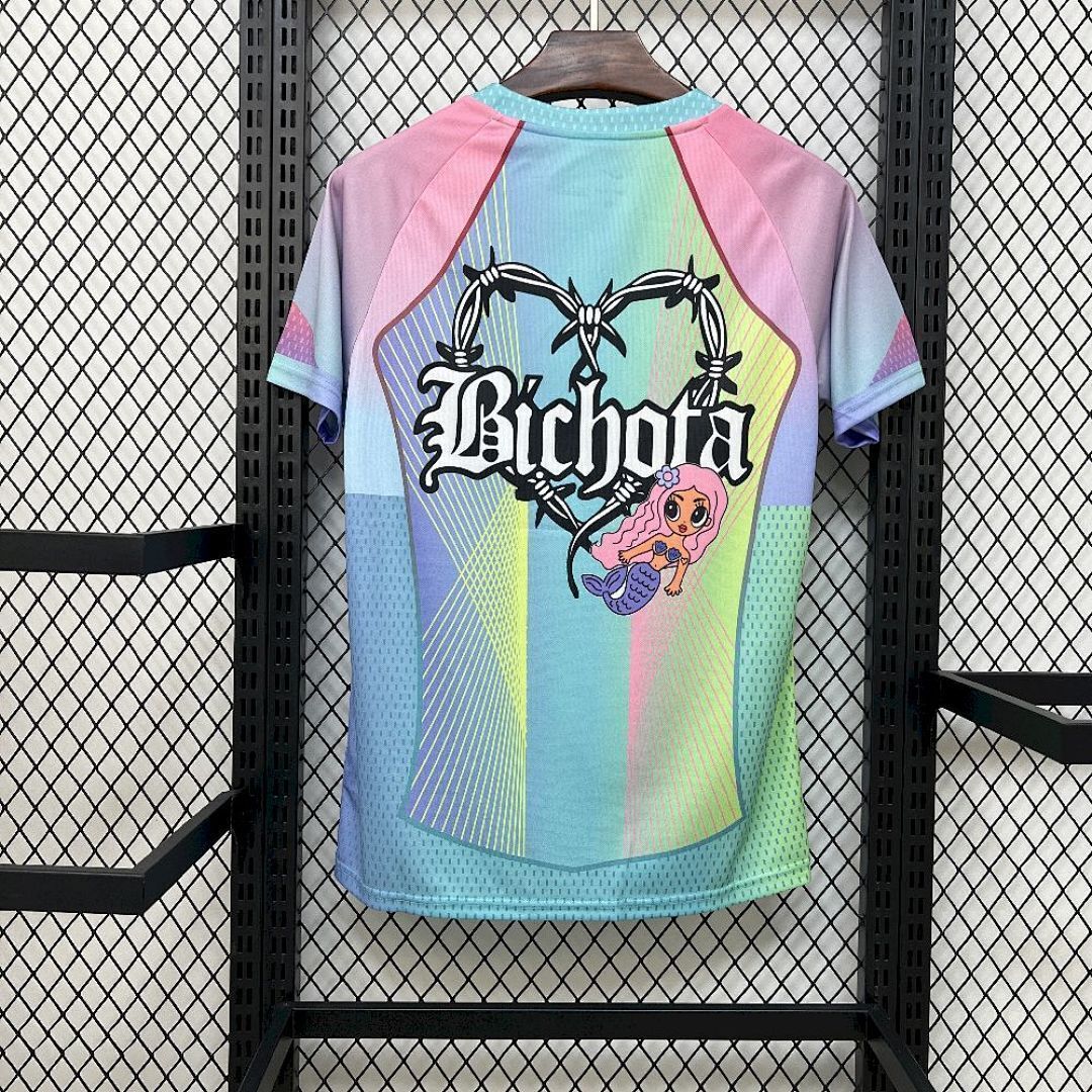 Mens Barcelona 2025/26 Blue and Pink Karol G Jersey