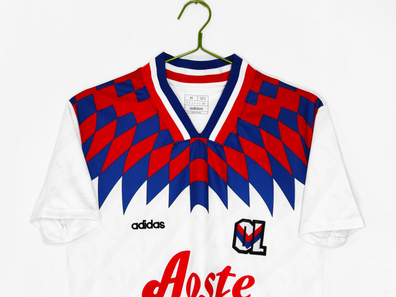 Retro 1995-96 lympique Lyon home soccer jersey size S-2XL
