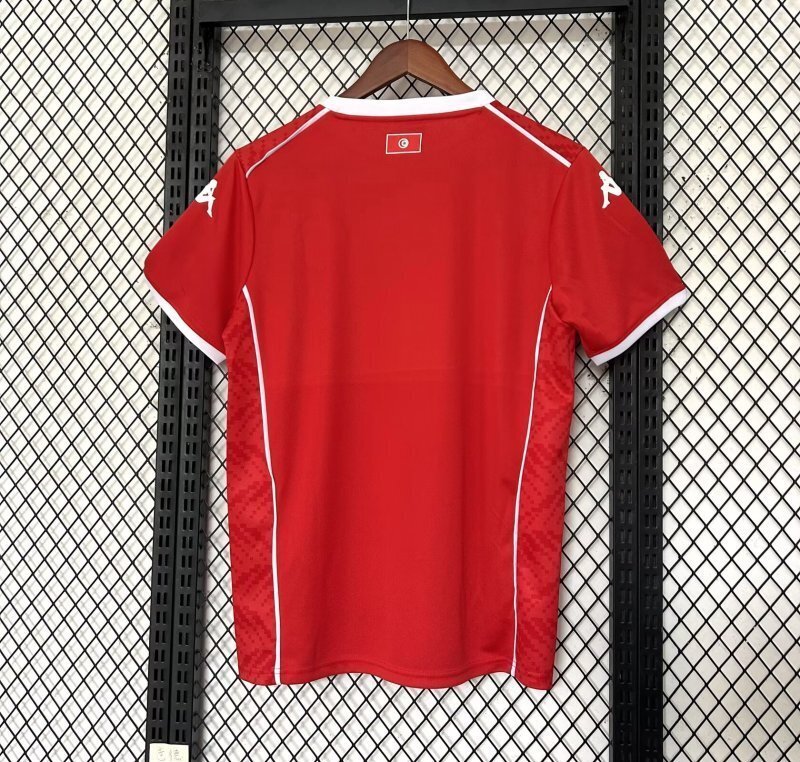 Tunisia 2025/26 home soccer jersey size S-4XL