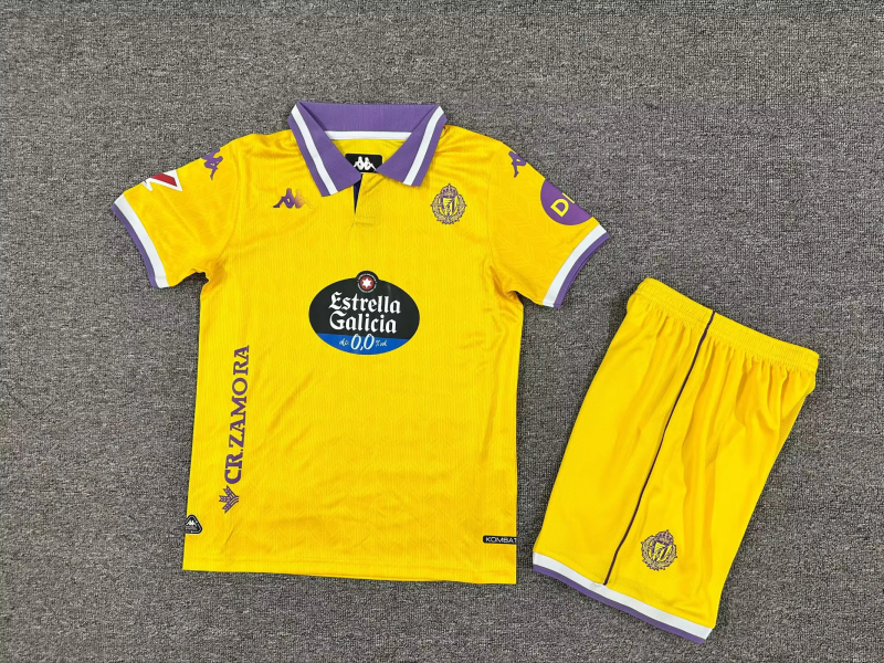 25-26 Real Valladolid third kid kit