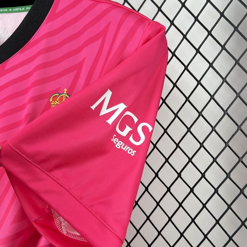 24-25 Racing de Santander Pink Goalkeeper Jersey