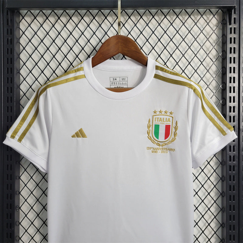 23-24 Kids Italy White Commemorative Edition Size 16-28