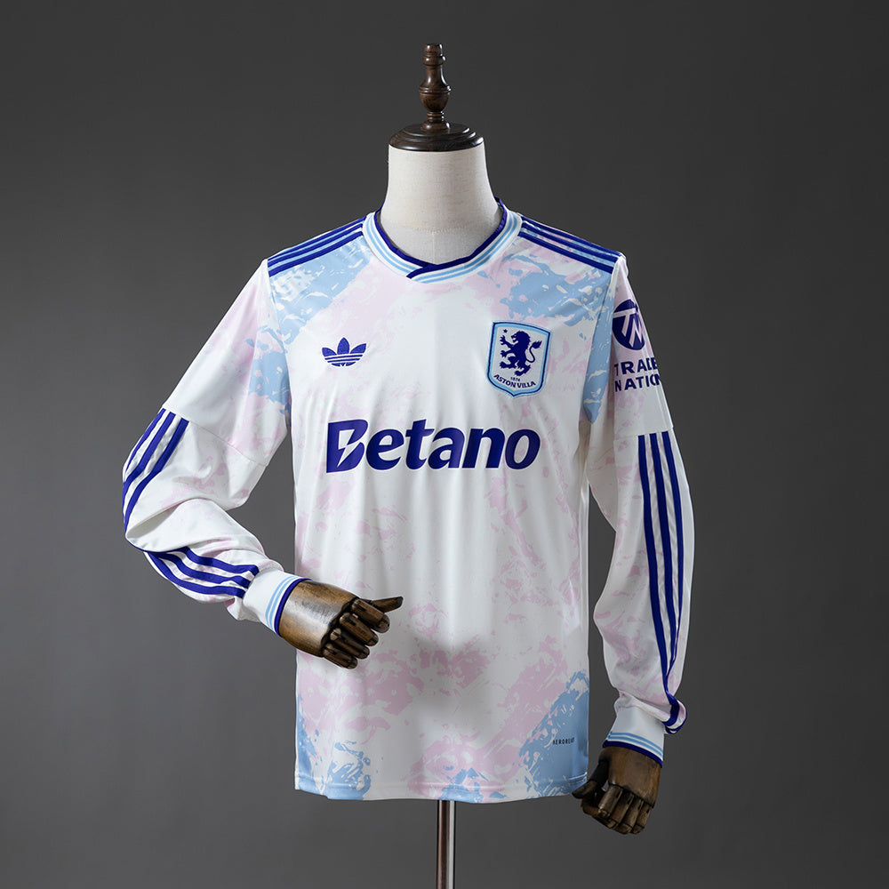 Aston Villa 25/26 Third Away Long-Sleeve Jersey S-4XL