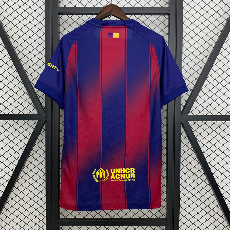 25-26 Barcelona home soccer jersey