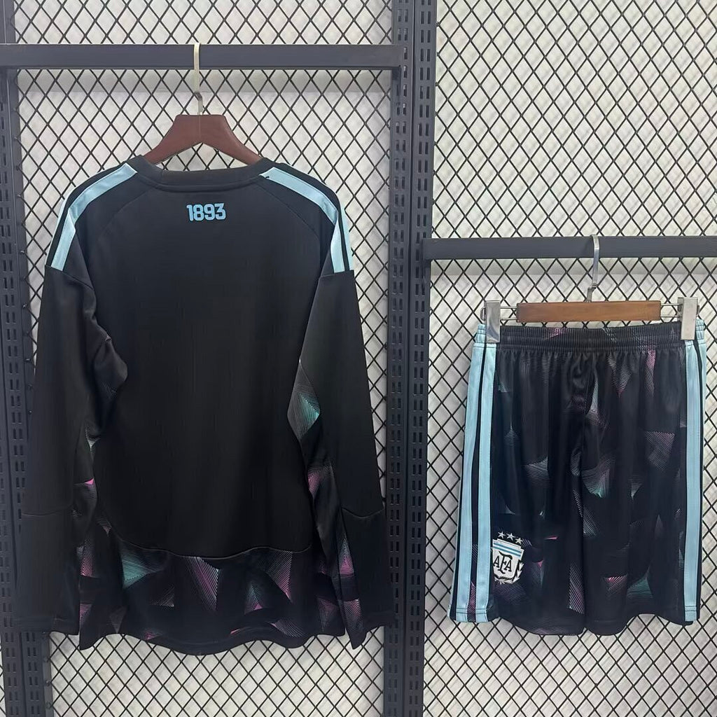 Argentina 2026 Goalkeeper Long Sleeve Soccer Uniform Size S-2XL