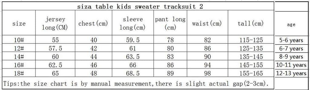 Kids Spain 2026 White Long sleeve Jacket Suit Size #10-18