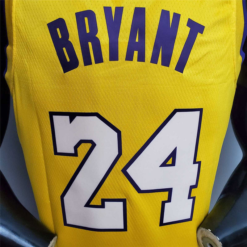 Bryant #24 Lakers yellow