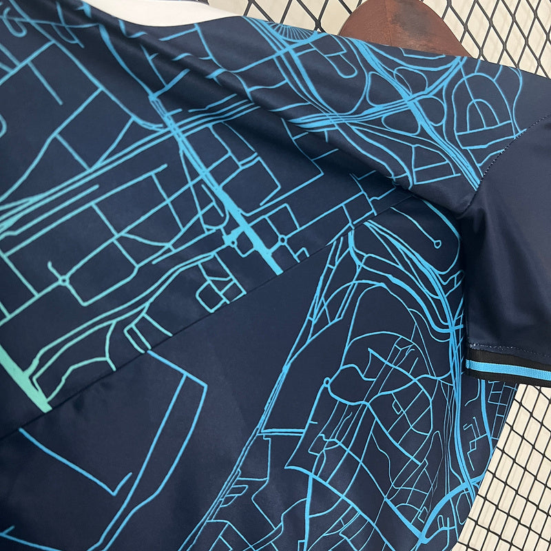 23-24 Leverkusen blue special edition jersey