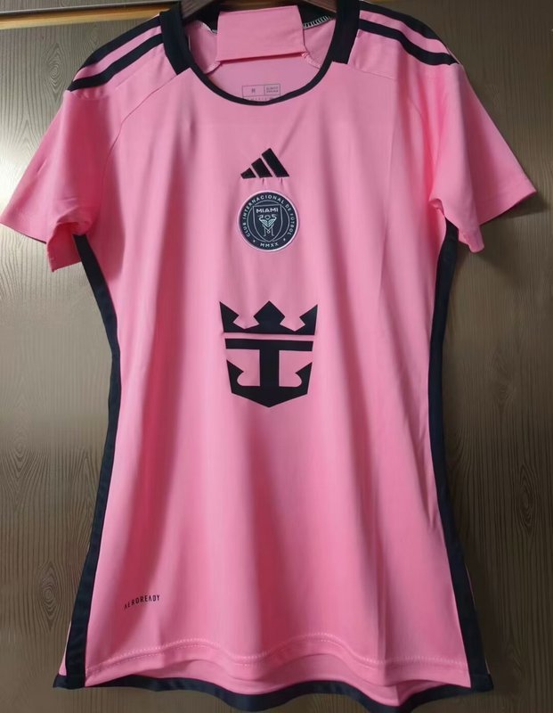 24-25 Miami home women soccer jersey