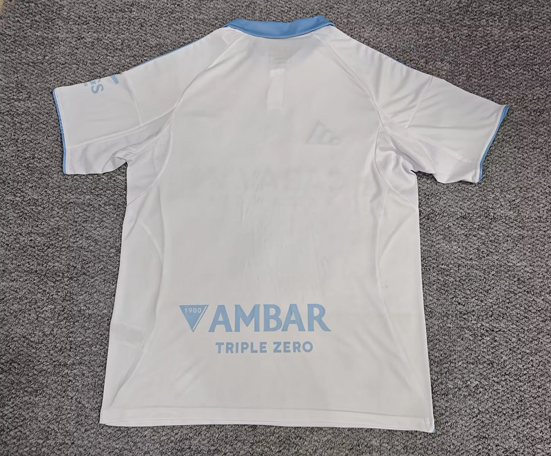 25-26 Real Zaragoza home soccer jersey