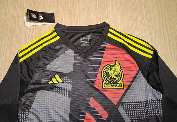24-25 Mexico black goalkeeper long sleeve jersey
