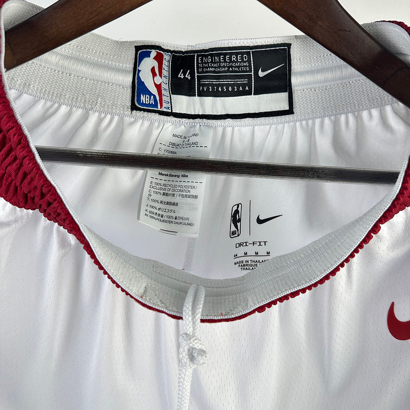 Cavaliers home white NBA shorts