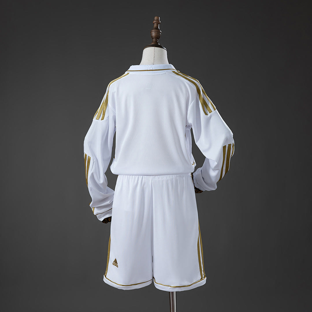 Retro Real madrid 2011/12 Home Long Sleeve kids kit