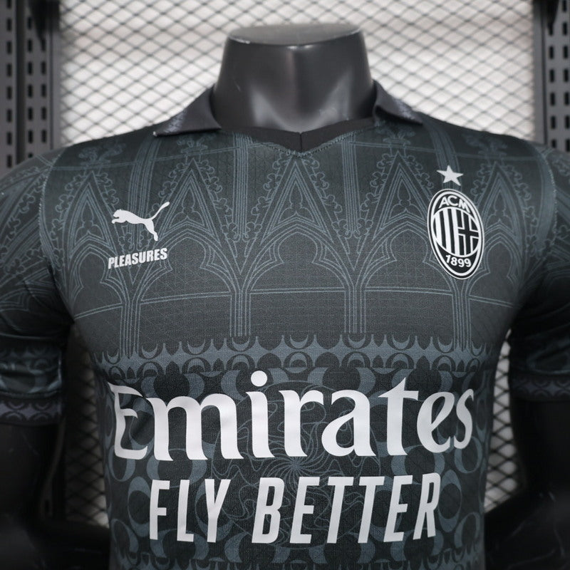 24-25 AC Milan Fourth black player version jersey