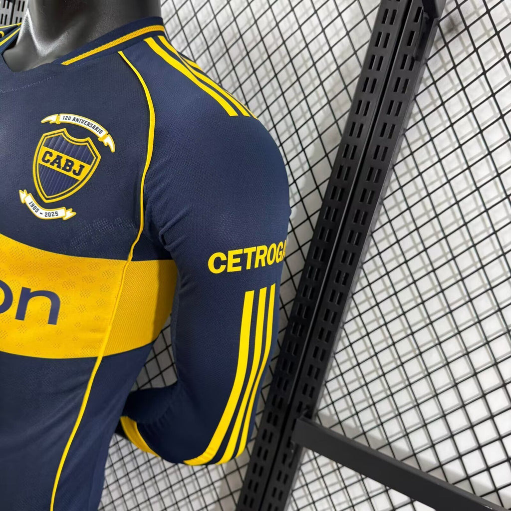 BOCA Manga larga Version autentica/jugador — LPF AFA Argentina