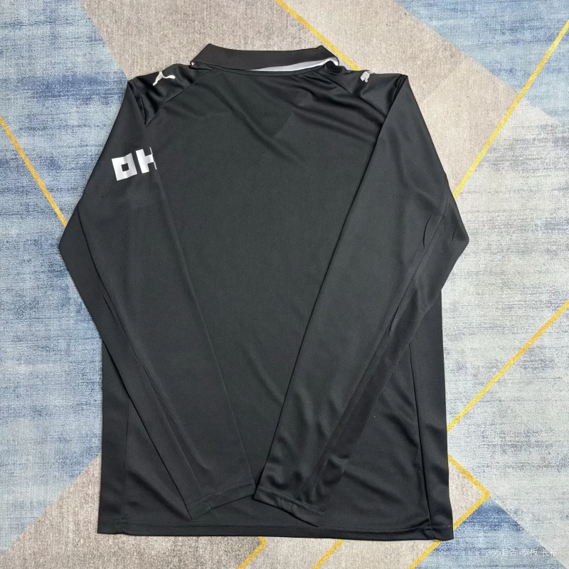 25-26 MCI Away Black Long Sleeve jersey