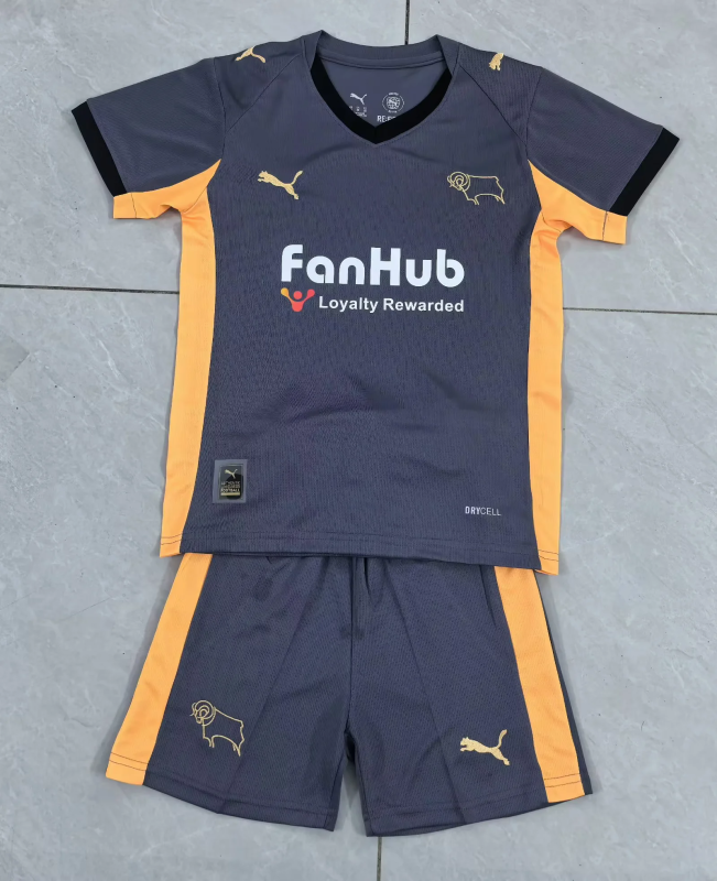 25-26 Derby County Away Kid Kit