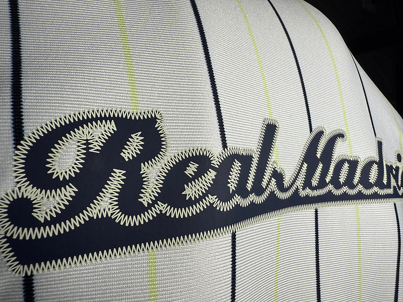 25-26 Real Madrid white player version baseball jersey