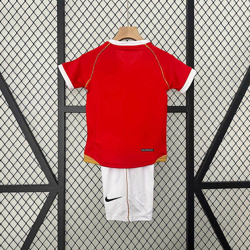 06-07 Manchester United home red retro kid kit