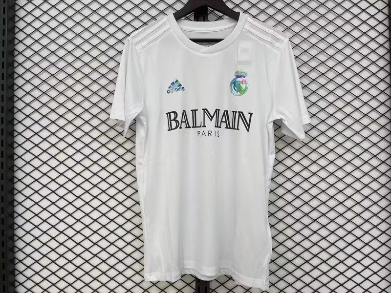 24-25 Real Madrid Balmain white training jersey