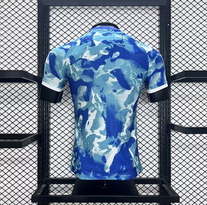 24-25 Real Madrid blue camo player version