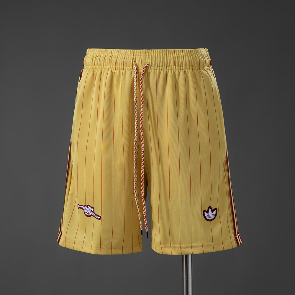 Pantalon Corto de Futbol #Arsenal Terrace Icons Shorts Yellow S-XXL — Minkang