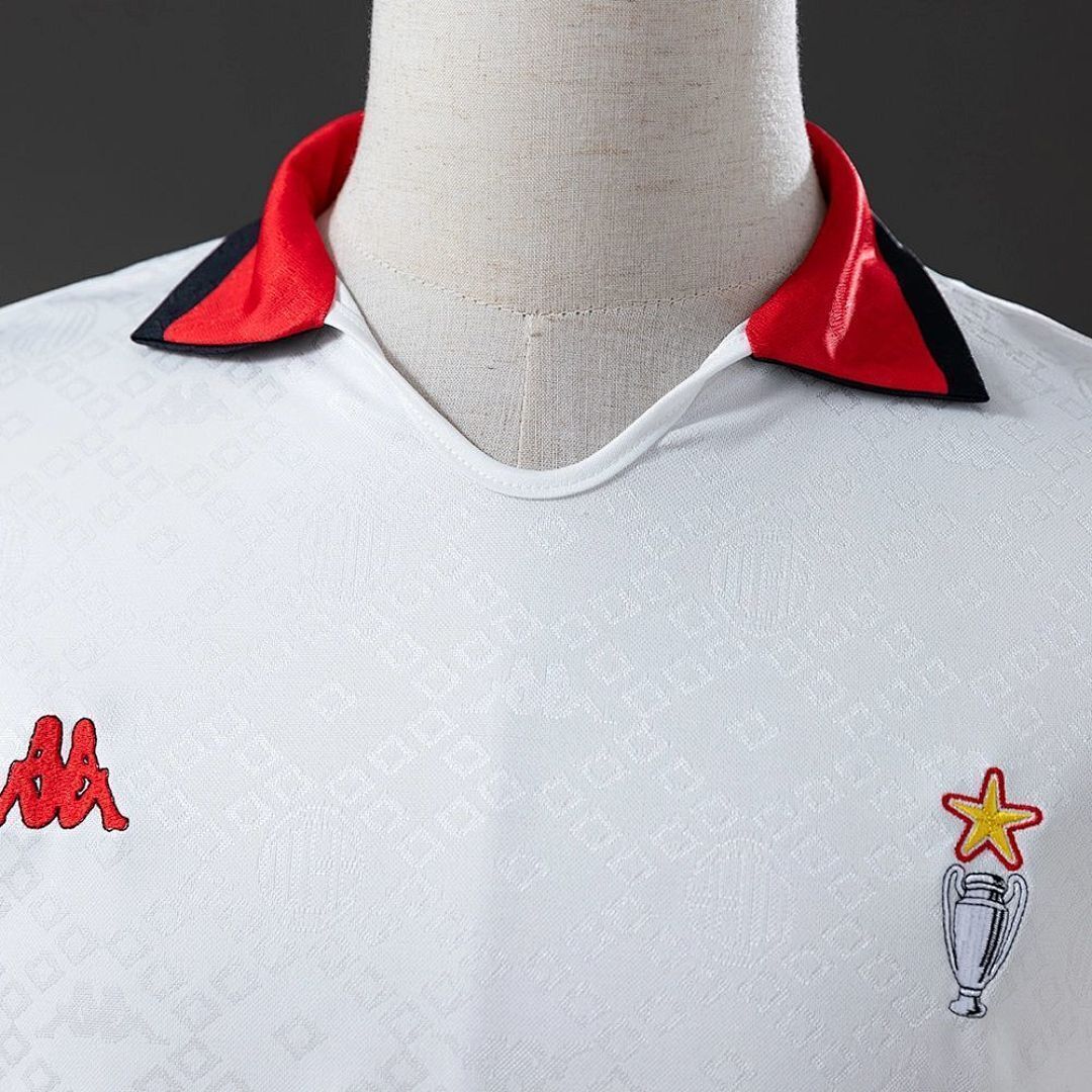 Retro AC Milan 1989/90 Away Soccer Jersey size S-2XL
