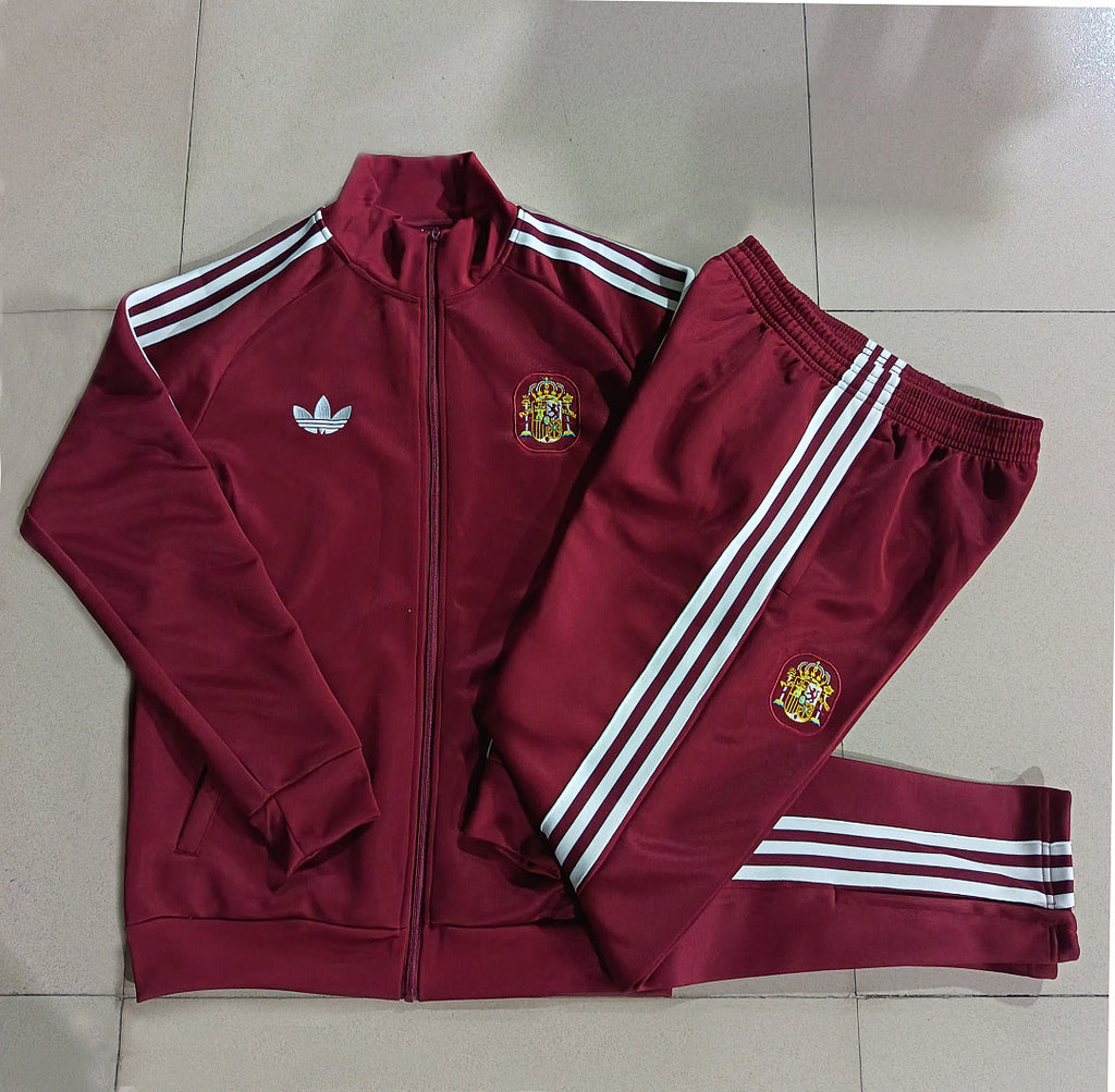 Spain 2026 Red Long sleeve Jacket Suit S-XXL