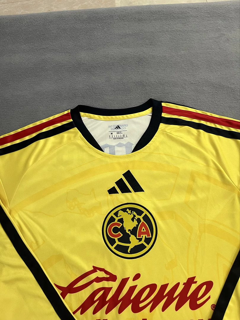 Mens Club America 2026/27 Home Long Sleeve Soccer Jersey S-4XL